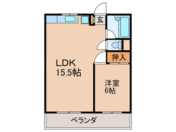 メ－ト－ビルの物件間取画像